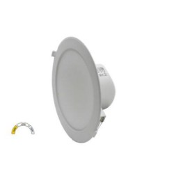 Led Down Light 24W Round Dimmable+Emergency IP44 100° CCT White - Adeleq