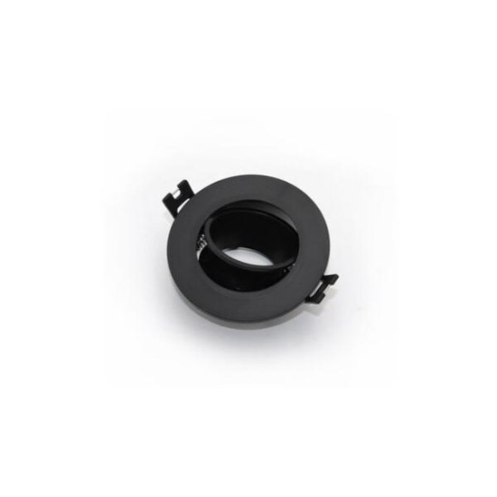 Σπότ πολυκαρμπονικό ψευδοροφής στρογγυλό βαθύ κινητό λευκό Ντουί GU10 D:90mm h:29mm Φ:75mm (cutout) - 21-0450920 - Adeleq