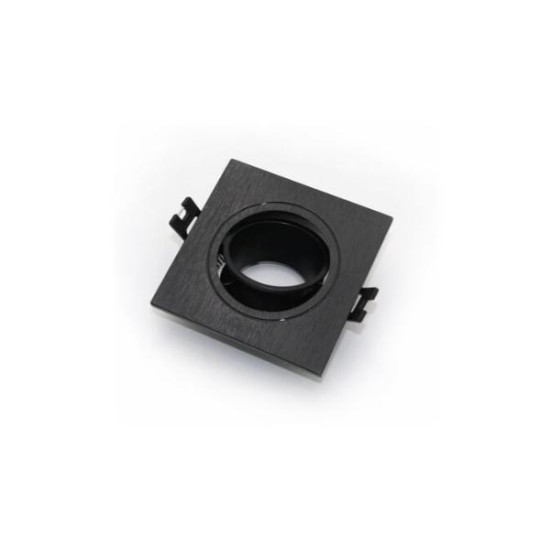 Σπότ πολυκαρμπονικό ψευδοροφής τετράγωνο κινητό λευκό Ντουί GU10 D:93mmx93mm h:29mm Φ:70x70mm (cutout) - 21-0470920 - Adeleq