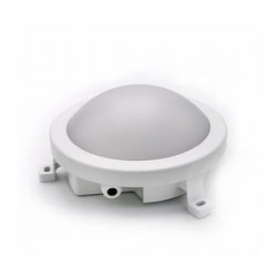 Χελώνα LED PC Στρογγυλή Φ172mm 6W 4000K IP54 Λευκή - adeleq