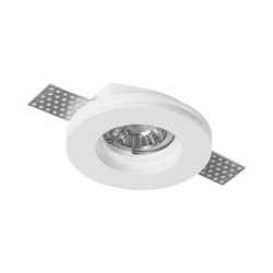 Σπότ Γύψινο Ψευδοροφής.Μονό Στρογγυλό GU10 Φ:100 h:35mm - Adeleq