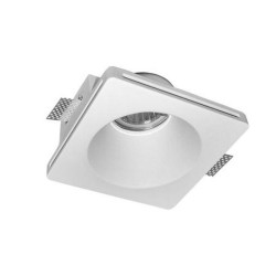 Σπότ Γύψινο Ψευδοροφής.Μονό Τετράγωνο GU10 Βαθύ D:120 h:60mm - Adeleq