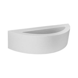 Απλίκα Γύψινη Ημικύκλιο Up-Dowh Ντουί Ε14 D:300x100 h:75mm - Adeleq