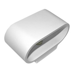 Απλίκα Γύψινη Οβάλ Up-Dowh G9 180x90x100mm - Adeleq