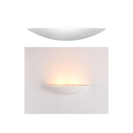 Απλίκα Γύψινη Ημικύκλια 2ΧG9 390x110x58mm - Adeleq