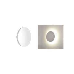 Απλίκα Γύψινη Στρογγυλή Εμμέσου Φωτισμού LED 6W Φ150 h:45 - Adeleq