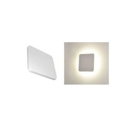 Απλίκα Γύψινη Τετράγωνη Εμμέσου Φωτισμού LED 6W 150x150 h:45 - Adeleq