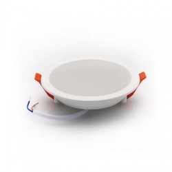 Φωτιστικό Led ψευδοροφής στρογγυλό πλήρες 10W 3000K IP20 - 120deg - Λευκό - Adeleq