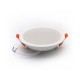 Led down light 10W Round slim type - 3000K 120deg - White - Adeleq