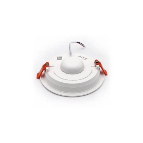 Led down light 15W Round slim type - 3000K 120deg - White - Adeleq