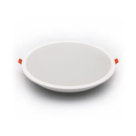 Φωτιστικό Led ψευδοροφής στρογγυλό πλήρες 24W 4000K IP20 - 120deg - Λευκό - Adeleq
