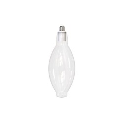 Pending Giga Glass Torpedo Clear With Lampholder E27 - adeleq