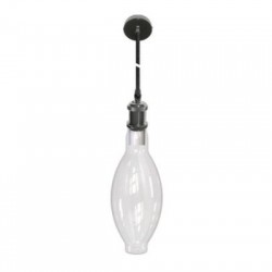 Pending Giga Glass Torpedo Clear With Lampholder E27 - adeleq