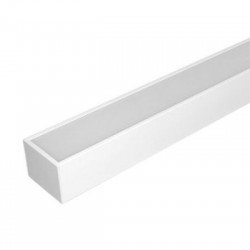 Φωτιστικό Led Αλουμινίου Γραμμικό Λευκό / Μάυρο 36W 230V 4000k 120cm - 110deg - Adeleq