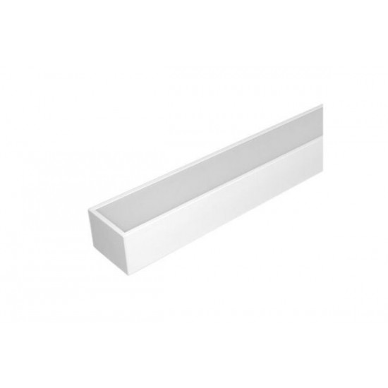 Φωτιστικό Led Αλουμινίου Γραμμικό Λευκό / Μάυρο 50W 230V 4000k 150cm - 110deg - Adeleq