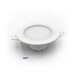 Φωτιστικό Led ψευδοροφής στρογγυλό 12W 3000K IP54 - Λευκό - Adeleq