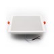 Led down light 15W Square slim type - 4000K 120deg - White - Adeleq