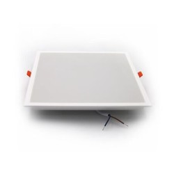 Φωτιστικό Led ψευδοροφής τετράγωνο πλήρες 24W 4000K IP20 - 120deg - Λευκό - Adeleq