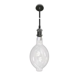 Pending Giga Glass Balloon Clear With Lampholder E27 - adeleq
