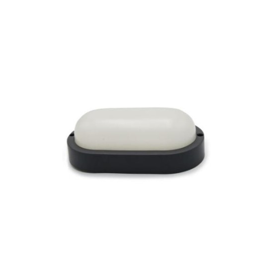 Απλικα LED PC Οβάλ 160x90mm 8W 4000K IP54 Λευκή - adeleq