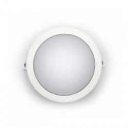 Χελώνα LED PC Στρογγυλή Φ172mm 6W 4000K IP64 Λευκή - adeleq