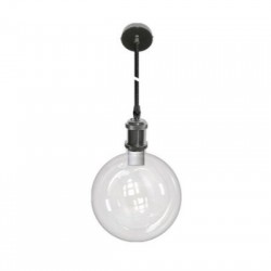 Pending Giga Glass Ball Clear With Lampholder E27 - adeleq