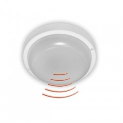 Πλαφονιέρα LED Στρογγυλή με ανιχνευτή κίνησης PIR 18W 4000K IP54 Λευκή - adeleq