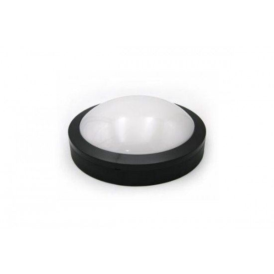 Πλαφονιέρα LED Στρογγυλή Φ230mm 18W 4000K IP65 Λευκή - adeleq