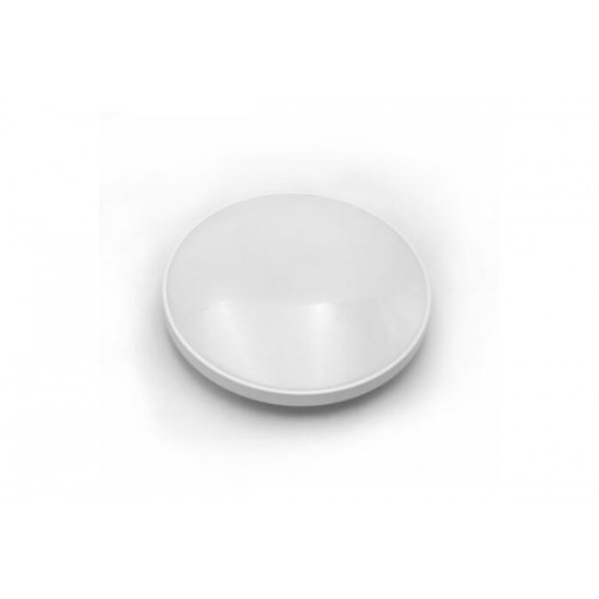 Πλαφονιέρα LED PC Στρογγυλή Φ270mm 18W 4000K IP44 Λευκή - adeleq