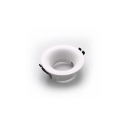 Deep Recessed Spot light Round PC GU10 white - Adeleq