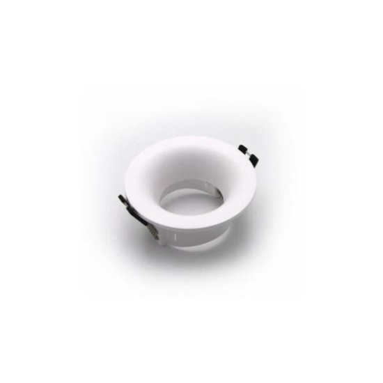 Deep Recessed Spot light Round PC GU10 white - Adeleq