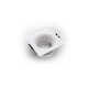 Deep Recessed Spot light square PC GU10 white - Adeleq