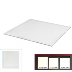 Φωτιστικό Led ψευδοροφής τετράγωνο πλήρες 42W 4000K IP20 - 110deg - Λευκό - Adeleq