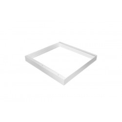 Πλαίσιο αλουμινίου τετράγωνο για επίτοιχη τοποθέτησης PANEL 60x60 Λευκό(ΝΕΟ) - Adeleq