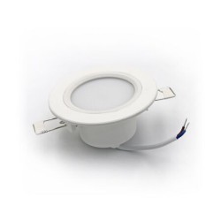 Φωτιστικό Led ψευδοροφής στρογγυλό 6W 3000K IP54 - Λευκό - Adeleq