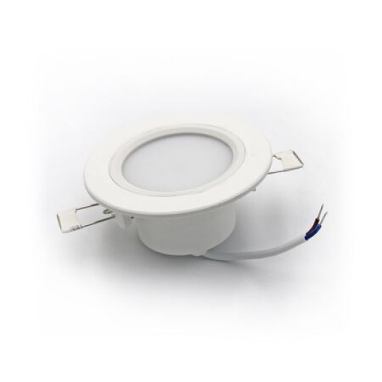 Φωτιστικό Led ψευδοροφής στρογγυλό 6W 3000K IP54 - Λευκό - Adeleq