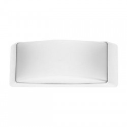 Απλίκα PC Οβάλ 1 Ντουί Ε27 IP65 Λευκή - adeleq