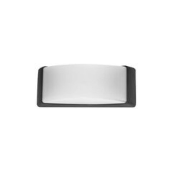 Απλίκα PC Οβάλ 1 Ντουί Ε27 IP65 Λευκή - adeleq