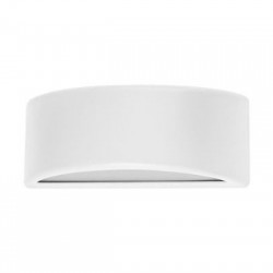 Απλίκα PC Οβάλ Up/Down 1 Ντουί Ε27 IP65 Λευκή - adeleq