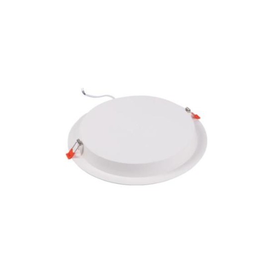 Led down light 12W Round slim type - 4000K 120deg - White - Adeleq