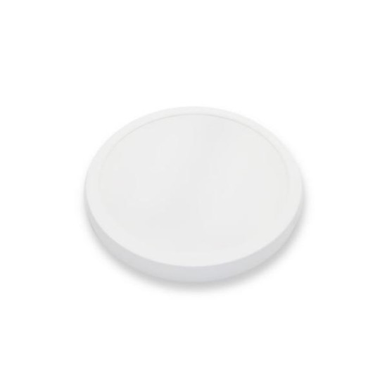 Φωτιστικό Led οροφής πλαστικό PP Στρογγυλό Πλήρες 18W 4000K Λευκό- Adeleq