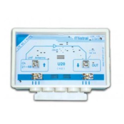 Eνισχυτής κεραίας UHF 20 dB ιστού - U20 - Mistral  