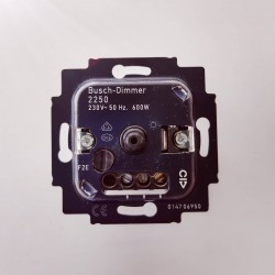 Ροοστάτης περιστροφικός μπουτόν 600W ωμικό μηχανισμός - Busch-Jaeger