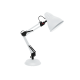 Φωτιστικό γραφείου με διακόπτη on/off 1xE27 max 40W  Μέταλλο + Πλαστικό + PVC μάυρο καλωδιο / Λευκό μάτ UFFICIO - acadecor  
