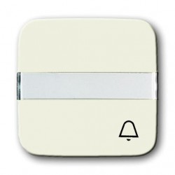 Πλακίδιο μπουτόν επιγραφής ιβουάρ για μηχ/σμο Reflex - Busch-Jaeger