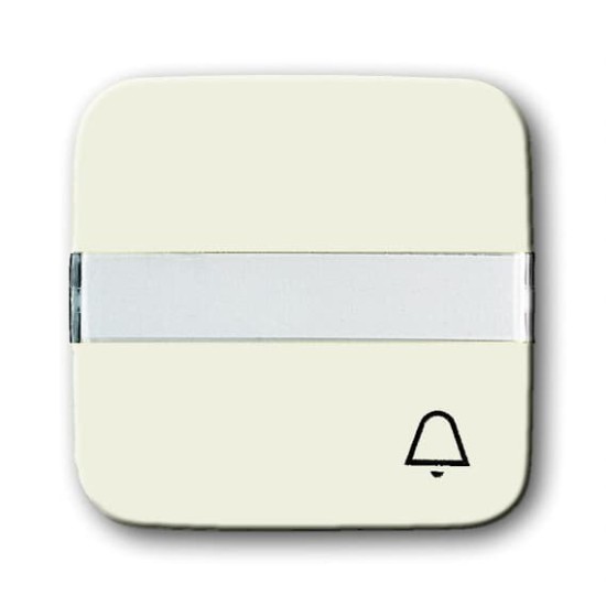 Πλακίδιο μπουτόν επιγραφής ιβουάρ για μηχ/σμο Reflex - Busch-Jaeger