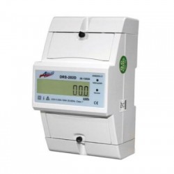 Μετρητής ενέργειας ψηφιακός. 1Φ 100Α 240V  6+2 ψηφία - 4module - DRS-202D / 26-13020 - adeleq