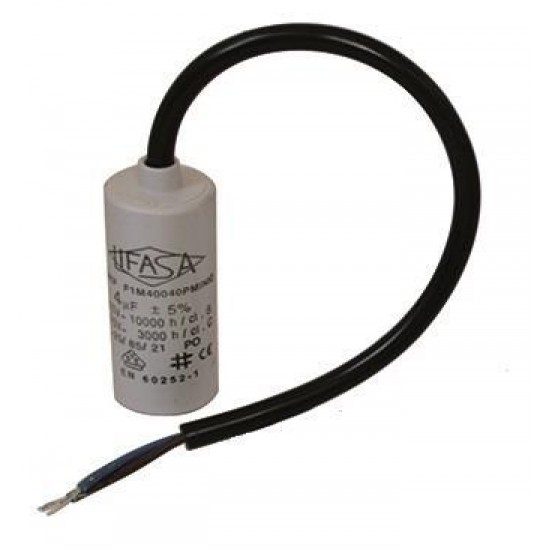 Πυκνωτής κινητήρων μονίμου λειτουργίας - 16MF (Με καλώδιο) - FIM40160PC - LIFASA