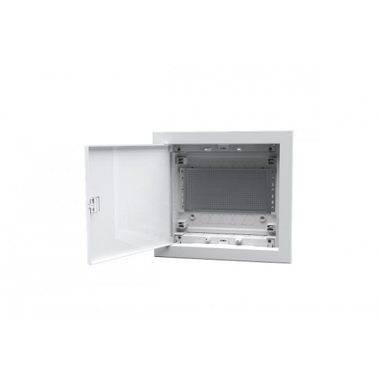 Πίνακας χωνευτός με λευκή πλαστική πόρτα και πλαστικό πλαίσιο για συσκευες τηλεπικοινωνίών IP30 / 1Σειράς /  282U12FSWIT - Tehnoplast
