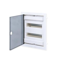 Πίνακας χωνευτός  με διάφανη πόρτα IP40 / 2 Σειρών 24Μodule /  282U24FP - Tehnoplast